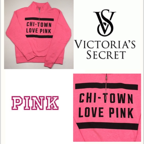 PINK Victoria's Secret Tops - PINK Victoria's Secret Chicago Sweatshirt sz S
